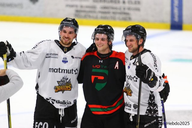 Photo hockey match Rouen - Trois-Rivières le 23/08/2025