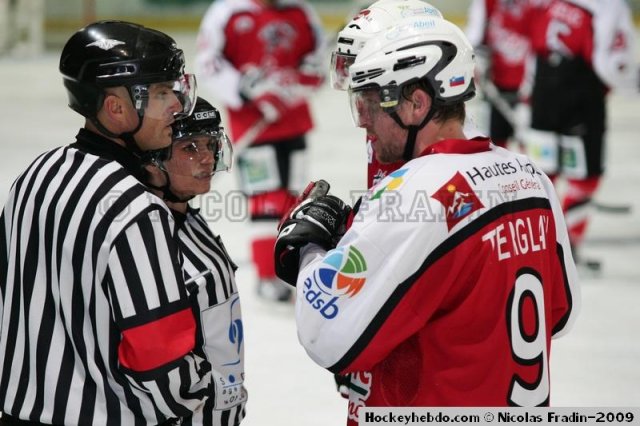 Photo hockey match Briançon  - Chamonix  le 17/11/2009