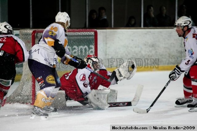 Photo hockey match Briançon  - Chamonix  le 17/11/2009