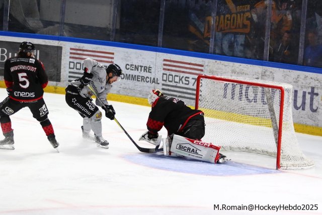 Photo hockey match Rouen - Amiens  le 07/09/2025