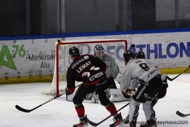 Photo hockey match Rouen - Amiens  le 07/09/2025