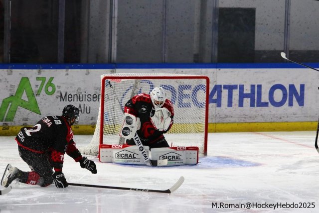 Photo hockey match Rouen - Amiens  le 07/09/2025