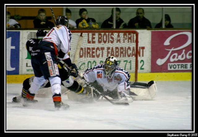 Photo hockey match Rouen - Angers  le 18/03/2008