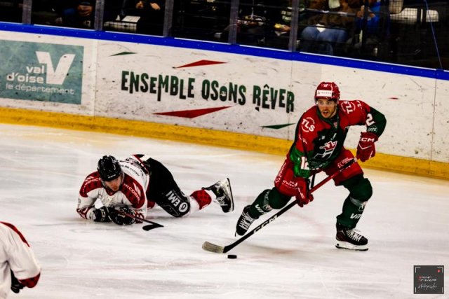 Photo hockey match Cergy-Pontoise - Amiens  le 13/09/2025