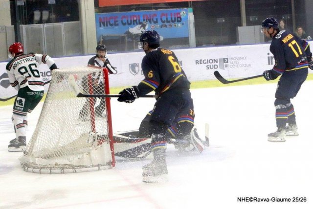 Photo hockey match Nice - Anglet le 19/09/2025