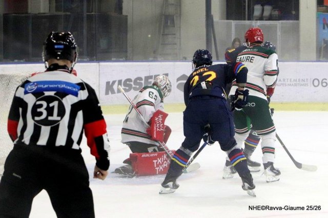 Photo hockey match Nice - Anglet le 19/09/2025