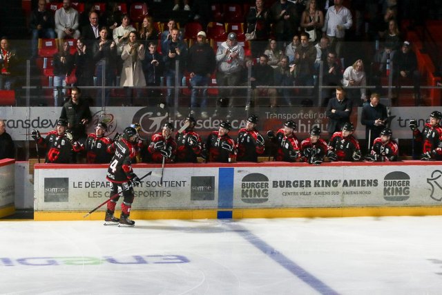 Photo hockey match Amiens  - Grenoble  le 23/09/2025
