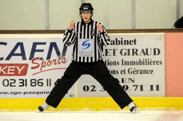 Photo hockey match Caen  - Garges-lès-Gonesse le 21/11/2009