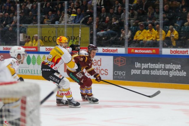 Photo hockey match Genève - Lugano le 03/10/2025