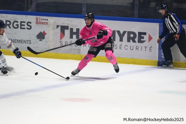 Photo hockey match Rouen - Nice le 03/10/2025