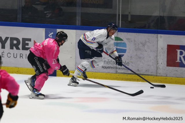Photo hockey match Rouen - Nice le 03/10/2025