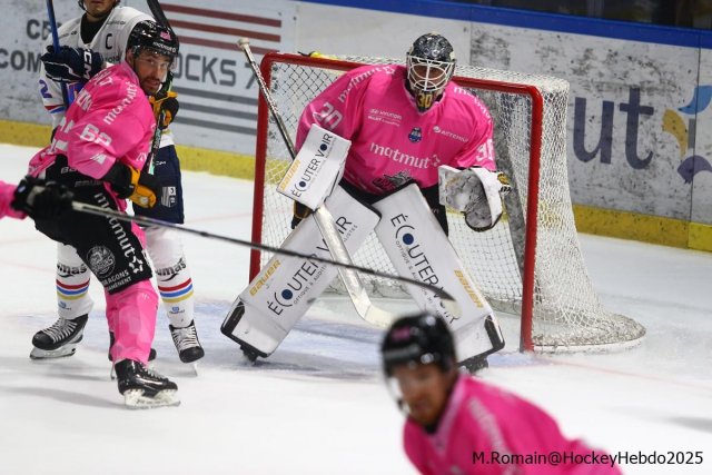 Photo hockey match Rouen - Nice le 03/10/2025
