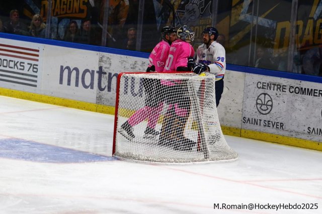 Photo hockey match Rouen - Nice le 03/10/2025