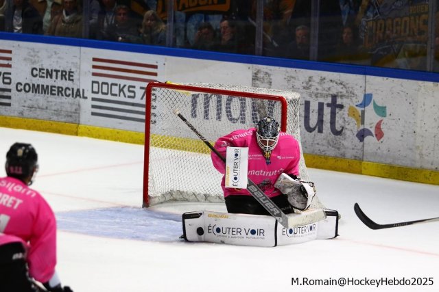 Photo hockey match Rouen - Nice le 03/10/2025