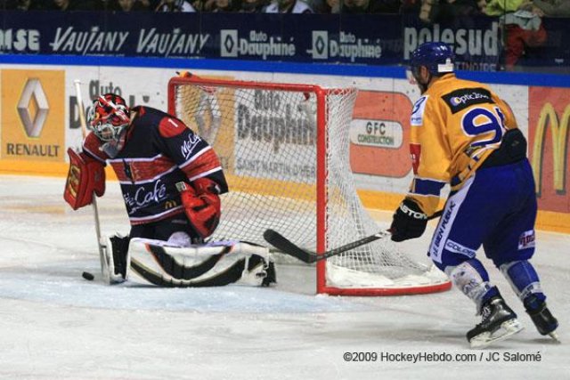 Photo hockey match Grenoble  - Dijon  le 21/11/2009