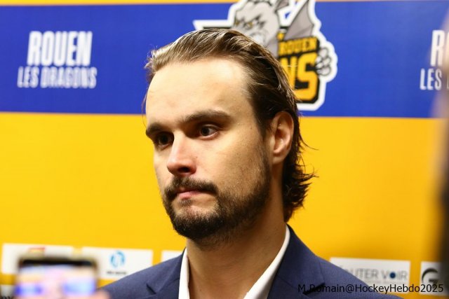 Photo hockey match Rouen - Nice le 03/10/2025