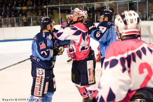 Photo hockey match Angers  - Epinal  le 21/11/2009