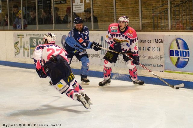 Photo hockey match Angers  - Epinal  le 21/11/2009