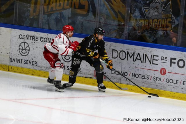 Photo hockey match Rouen - Briançon  le 12/10/2025