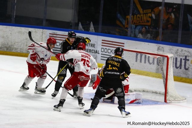 Photo hockey match Rouen - Briançon  le 12/10/2025