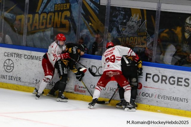 Photo hockey match Rouen - Briançon  le 12/10/2025
