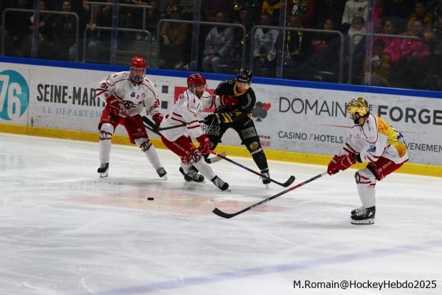 Photo hockey match Rouen - Briançon  le 12/10/2025