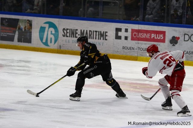 Photo hockey match Rouen - Briançon  le 12/10/2025