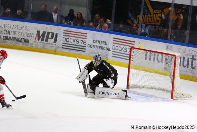 Photo hockey match Rouen - Grenoble  le 24/10/2025
