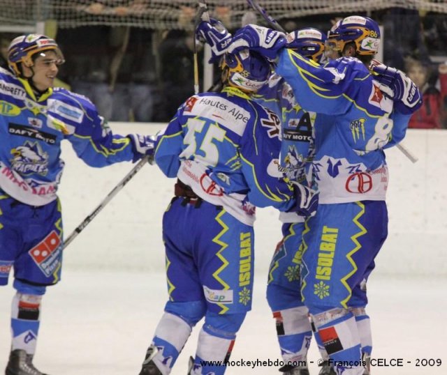 Photo hockey match Gap  - Briançon  le 21/11/2009