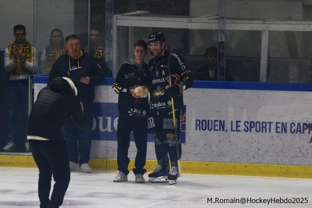 Photo hockey match Rouen - Amiens  le 10/11/2025