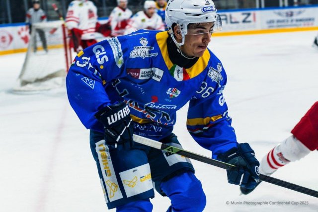 Photo hockey match Cortina d'Ampezzo - ACS Gyergyói HK  le 14/11/2025
