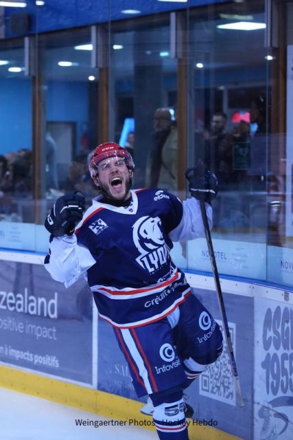 Photo hockey match Lyon - Cholet  le 15/11/2025
