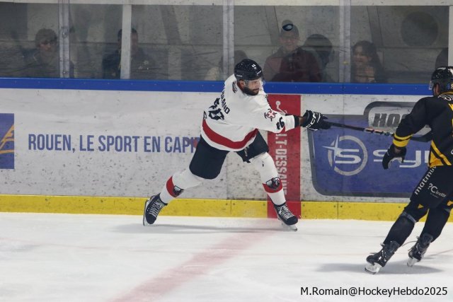 Photo hockey match Rouen - Chamonix  le 19/11/2025