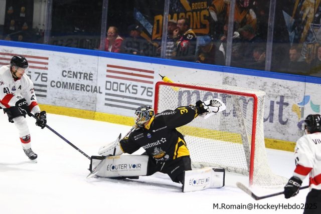 Photo hockey match Rouen - Chamonix  le 19/11/2025