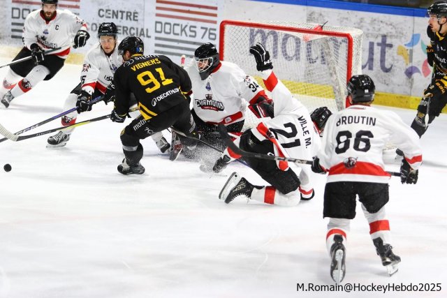 Photo hockey match Rouen - Chamonix  le 19/11/2025