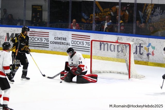 Photo hockey match Rouen - Chamonix  le 19/11/2025