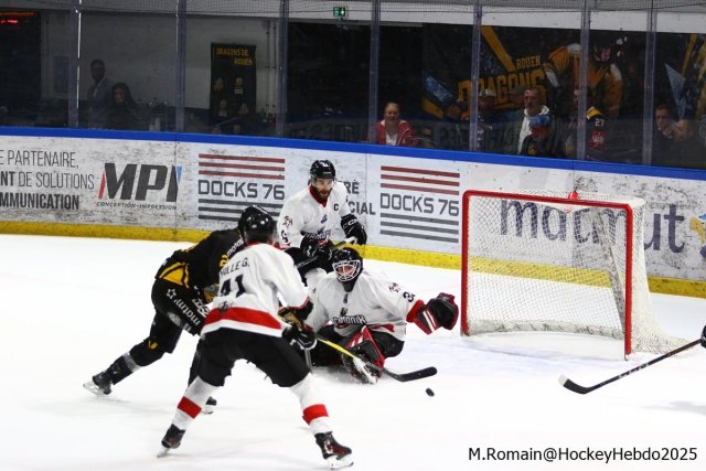 Photo hockey match Rouen - Chamonix  le 19/11/2025