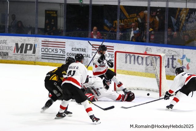 Photo hockey match Rouen - Chamonix  le 19/11/2025