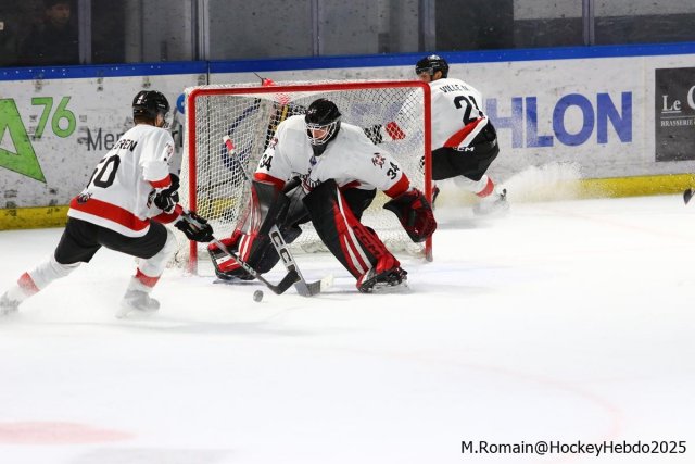 Photo hockey match Rouen - Chamonix  le 19/11/2025