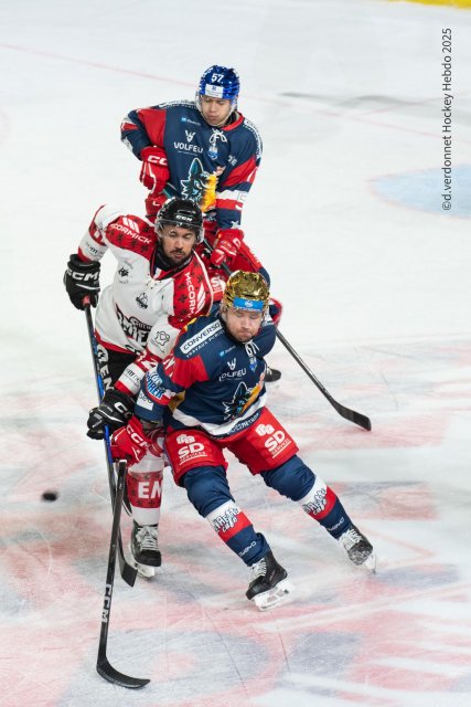 Photo hockey match Grenoble  - Amiens  le 23/11/2025