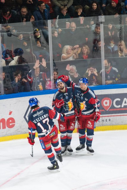 Photo hockey match Grenoble  - Amiens  le 23/11/2025
