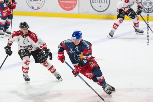 Photo hockey match Grenoble  - Amiens  le 23/11/2025