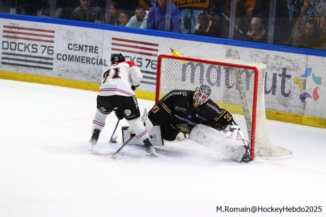 Photo hockey match Rouen - Bordeaux le 30/11/2025