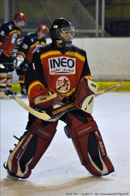 Photo hockey match Meudon - Evry  le 21/11/2009