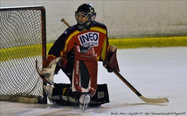 Photo hockey match Meudon - Evry  le 21/11/2009