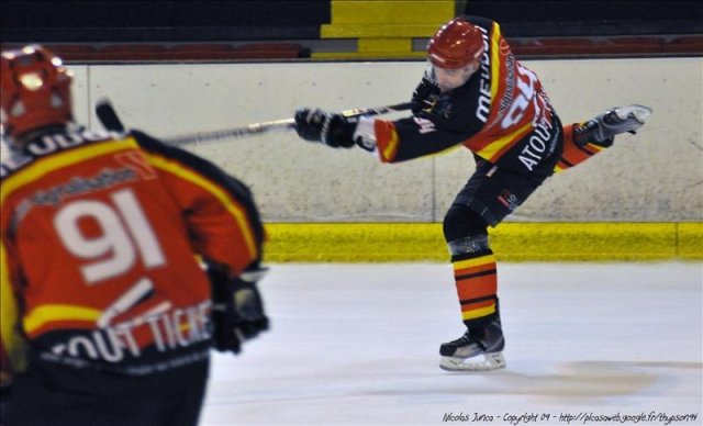 Photo hockey match Meudon - Evry  le 21/11/2009