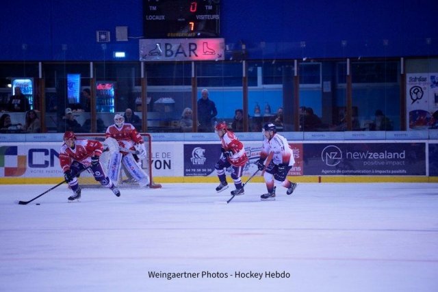 Photo hockey match Lyon - Caen  le 02/12/2025