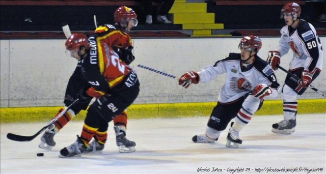 Photo hockey match Meudon - Evry  le 21/11/2009
