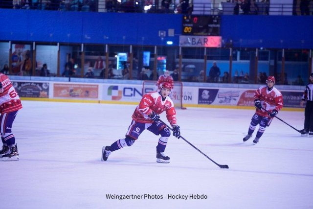 Photo hockey match Lyon - Caen  le 02/12/2025