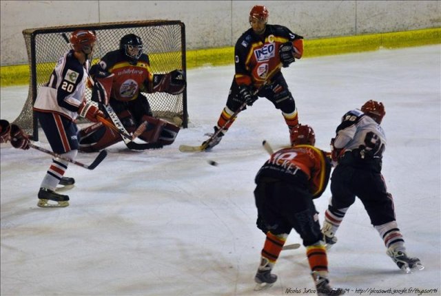 Photo hockey match Meudon - Evry  le 21/11/2009